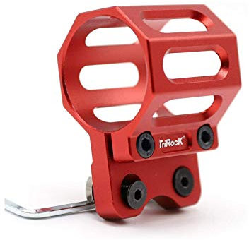 Trirock Red Various Alternatives 30mm 25.4mm 20mm 27mm Flashlight Scope Ring Clip Holder Mount kit Fits M-LK Rail System