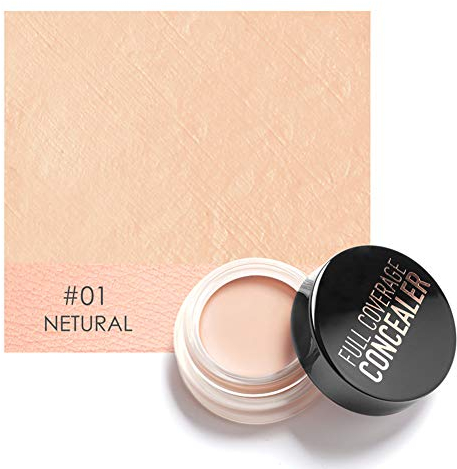 Crema Correctora de Cobertura Completa, Maquillaje Antiojeras e Imperfecciones, Corrector de Acné y Manchas Cremosas (#1)