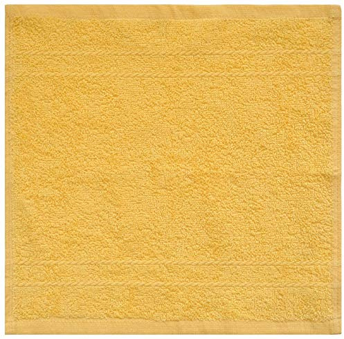 Dyckhoff Seiftuch Kristall Goldgelb 30 x 30 cm