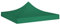 vidaXL Toit de Tente de Réception Toile de Toit de Chapiteau Remplacement de Toit de Tente Escamotable Pavillon de Jardin 3x3 m Vert 270 g/m²