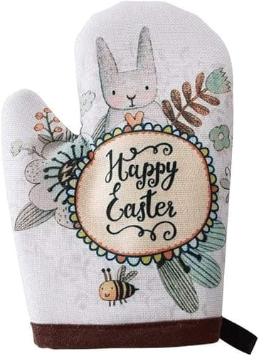 KOSECO Oven Gloves,Heat Resistant Gloves,1 Pair Oven Kitchen Cooking Microwave Oven Gloves Pot Holder Heat Resistant Cooking BBQ Gloves Potholder Kitchen Gloves