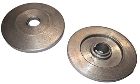 GÜDE Sägeblattflansch Flansch für 600 & 700er Wippkreissäge Set HINTEN & VORNE