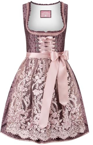 Stockerpoint Damen Palina Midi Dirndl, Bordeaux, 40