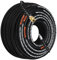 3/8 Pressure Washer Hose 50 Ft, Ufixed Power Washer Hose Hot water Pressure Washer Hose High Pressure Hose 4000 PSI Non Marking Rubber Jacket Brass Fittings