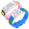 Notfallarmband SOS Armband Kinder Personalisierte - 2 Stück Gravur Edelstahl Tag Rosa Blau Cartoon Silikonband Sicherheitsarmband für Mädchen Jungen Kleinkind Anti-Verlust Notfall Armband Armbänder