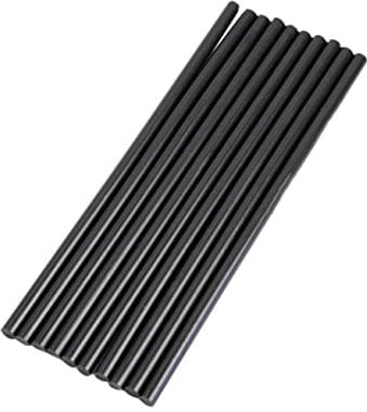 NUOBESTY 10pcs High Viscosity Hot Melt Glue Sticks Black Glue Sticks for Diy Craft Projects