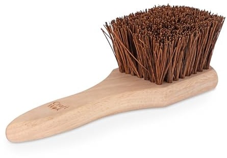 Craft Wok 732W8-F Wok Cleaning Brush, Bamboo, 25 cm | For 12-16 inch woks, 9 x 7 cm brush head, patina friendly