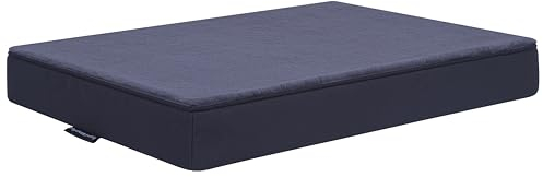 MyBestBuddy Hundekissen Premium orthopädisch mit 8 cm Vollschaum-Kern grau 70x50 cm M, Hundematte mit Stoffbezug, 40°C waschbar, allergikerfreundlich - Hundebett für kleine Hunde, 70 x 50 cm