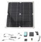Bomba De Fuente Solar, Bomba De Fuente Solar Para Baño De Pájaros, Kit De Bomba De Agua Solar, Panel Solar De 50 W, Bomba De Fuente De Agua De 22 W Con Caja De Batería, Controlador De Sincronización D