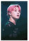 AmAzwi K-Pop BTS Jimin-Poster, Leinwand-Poster, Schlafzimmer-Dekor, Sportlandschaft, Büro, Raumdekoration, Geschenk, ungerahmt: 20 x 30 cm
