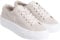 Calvin Klein Damen Vulc Flatform Cv Mg Yw0Yw01763 Low Top, Beige (Eggshell/Creamy White), 41 EU