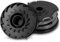 2 Pcs Strimmer Spool Line for Bosch, Lawn Mower Replacement Spool F016800351, 6m Double Line Autofeed Spool and Line - Black