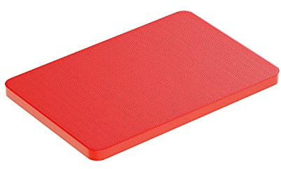 BAUHELD® Universal Unterlegplatten 60x40x 3mm [100 Stück] - Rote Unterlegplättchen aus Kunststoff [Made in Germany] - Als Abstandhalter, Kunststoffplatte, Unterleger oder Verglasungsklötze geeignet