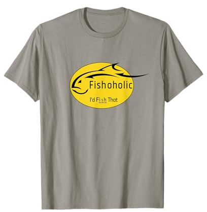 I'd Fish That – Fisch-Logo repräsentiert alle Angelbegeisterten T-Shirt