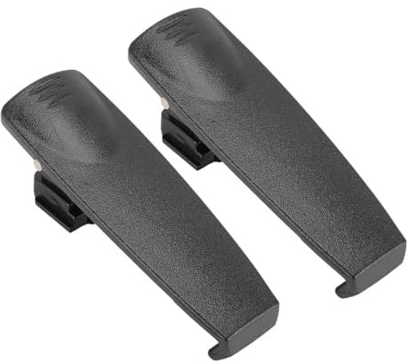 Yanmis Radio Belt Clip Heavy Duty Plastic, Black, 2 Pack, Sturdy Clip for SEPURA STP8000/STP8038/STP8035/STP8040/STP9000 Series Ham Radio