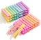 Mr. Pen - Lot de 50 épingles à linge en bois naturel, 7,3 cm, couleurs pastel, résistantes à la rouille pour accrocher des vêtements, pinces à linge, pinces à linge, pinces à linge