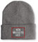 tshirtladen Beanie Ich musste mit. Wintermütze Mütze mit lustigem Spruch, Farbe: Grau