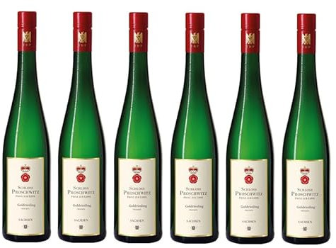 6x 0,75l - 2023er - Schloss Proschwitz - Prinz zur Lippe - Goldriesling - VDP.Gutswein - Qualitätswein Sachsen - Deutschland - Weißwein trocken