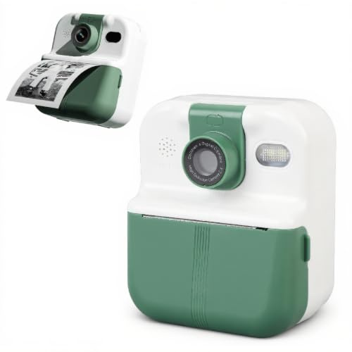 Annadue Instant Print Camera, 48MP Photo 1080P Video, 180° Rotating Lens, LED Flashlight, Film Camera