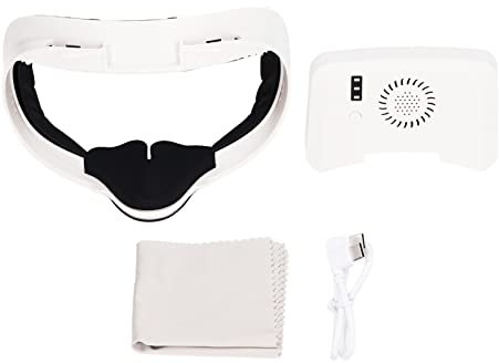 VR Cooling Fan, Face Cover Air Circulation to Stop Fogging and Lens Glasses 3 Speeds