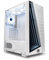 Vibox VTX-2 Gaming PC Case, RGB LED Fans, Tempered Glass Panels, Available in Black and White (White)