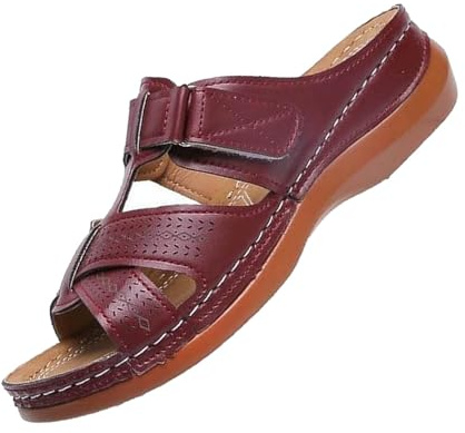 Slope Heel Thick Sole – Variante mit genähter Sohle in Schwarz, Hollow Hausschuhe für Damen, große lässige Pedal