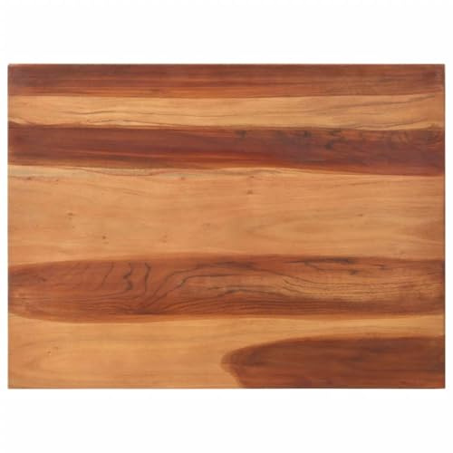 QJBSAVVA Tischplatte Massivholz Palisander 60x80 cm – Robuste Holzplatte Sheesham 15-16 mm Stärke für Esstisch, Schreibtisch oder Gastronomie – Naturfinish Unikat für DIY-Tische
