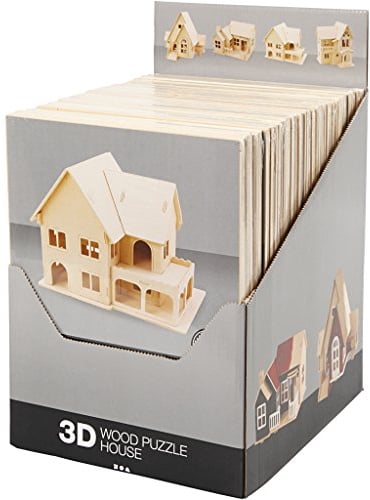 57878 3D Holzhaus Kit CDU 24-teilig