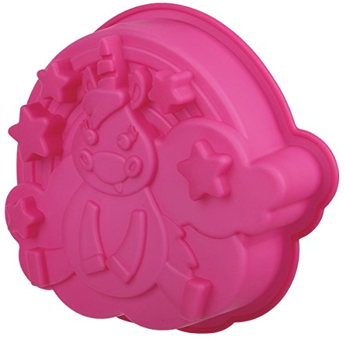 infinite by GEDA LABELS (INFKH) Backform Einhorn Silikon Silikonbackform, Silikon, Pink, cm, 25 x 21 x 6 cm, 1 Einheiten