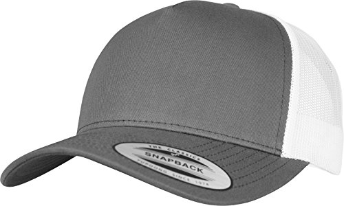 Flexfit Unisex 6506T-5-Panel Retro Trucker 2-Tone Cap Kape, cha/wht, one Size