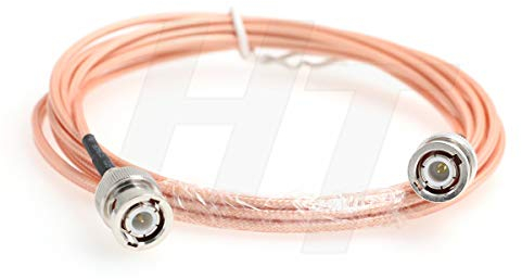 Hangton BNC HD SDI Video RF Koaxialkabel mit geringem Signalverlust, 50 Ohm, RG316 BNC Stecker auf Stecker, für Kamera-Monitor, 3 Meter