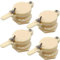 PROBEEALLYU 4pcs Honighahn Absperrschieber Lebensmittelqualität Honig Absperrventil Kunststoff Honig Absperrschieber Honigfülltor für Honigfass Honigeimer Imkerei Abfüllwerkzeug Imker Ausrüstung