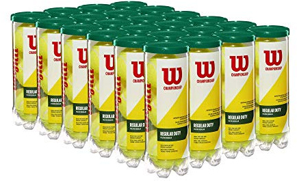 Wilson Championship Tennisbälle, Normale Beanspruchung, 24 Dosen (72 Bälle)