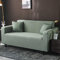 Blau Grau Rosa Jacquard Elastischer Sofabezug Sofahusse, Stretch-Stoff Couch-Bezug, Couchbezug Sofa Abdeckung Hussen Sofa Couch Sessel (Grün,2 Sitzer)