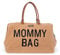 CHILDHOME, Mommy Bag, Sac à Langer, Maternité, Sac de voyage, Grande Contenance, Tapis à Langer, Bandoulière Ajustable, Compartimenté, Poche Isotherme, Passage pour Valise, Teddy Beige