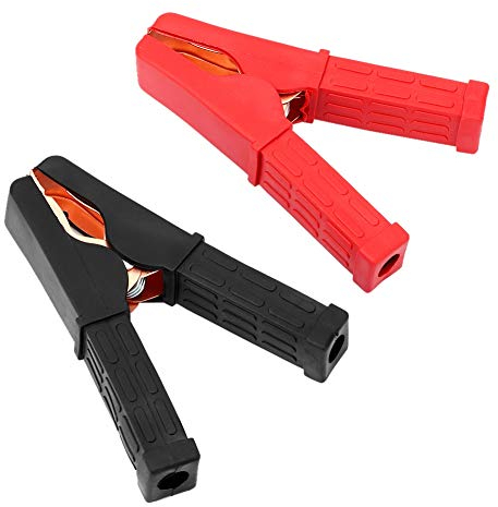 Grande pince de fil d'urgence de voiture, 1 paire de câbles de cavalier de batterie de secours de voiture noire et rouge, pince à pince, câble de démarrage robuste