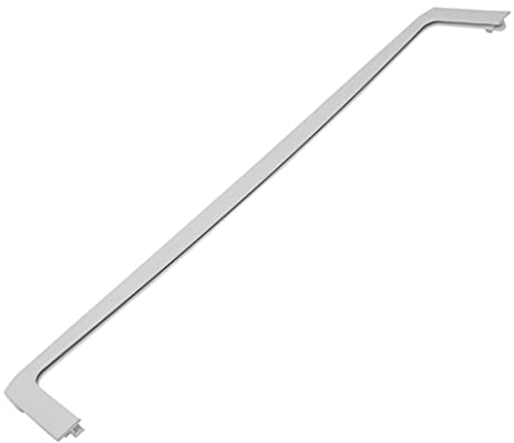 sparefixd Glasablagekante vorne, Kunststoffleiste für Beko Kühlschrank mit Gefrierfach