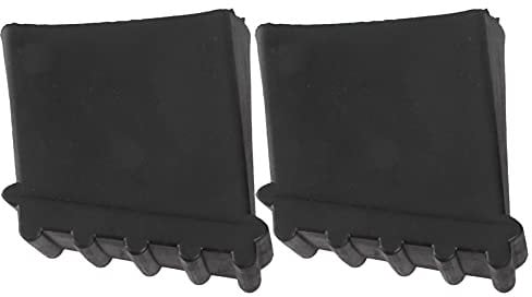 BESPORTBLE 2pcs Telescoping Ladder Non Slip Feet Mat Cap Shoe Foot Pads Extension Ladder Cushion Cover Security Bumpers Accessories Black 5x5cm