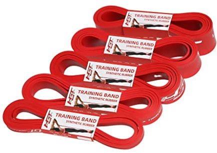 HGT Langer Widerstandsbänder-Set – extra starke latexfreie Trainingsbänder für Frauen und Männer – unterstützt Stretching, Yoga & Pilates – Trainingsgeräte für Heim-/Gym Workouts