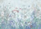 decomonkey Fototapete Blumen Wiese 350x256 cm Tapete Fototapeten Vlies Tapeten Vliestapete Wandtapete Moderne Wand Wandbild Schlafzimmer Wohnzimmer Pflanzen Motiv Romantik Natur Blau Grün Türkis