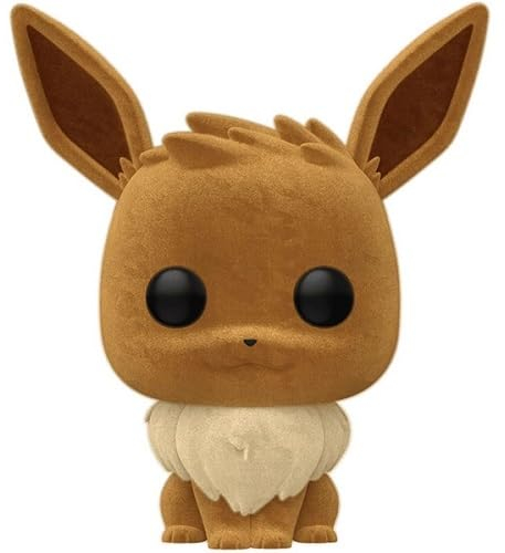 Funko Pop Pokemon: Eevee Evoli Flocked # 577 Special Edition