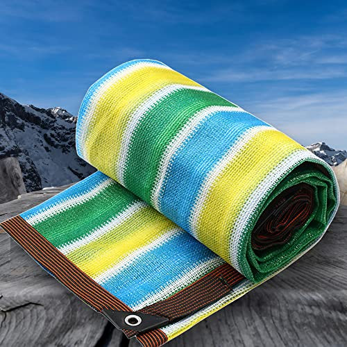 Store Banne Manuel ，Filet Auvent Chaleur pour Store Exterieur Terrasse ， 90% Bache Anti UV pour Protection Piscine 8x14m Brise Vue Balcon HDPE en Toile Ombrage Pergola Voiles D'ombrage pour Patio