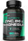 Zinc and Magnesium Tablets with Vitamin B6 | ZM6 High Strength | 180 Vegan Tablets | Ultimate Muscle Support | Horbaach