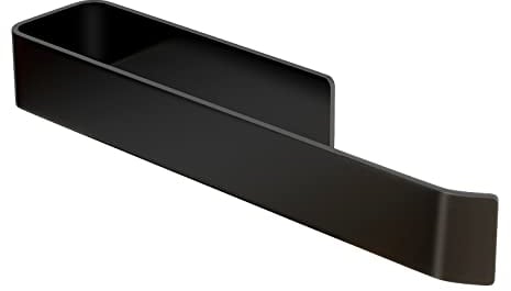 Vista Porta Asciugamani Bagno Adesivo da Parete Nero 25cm SUS304 Portasciugamani in Acciaio Inox Senza Foratura Portaasciugamano da Appendere per Cucina, Camera da Letto