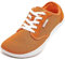 HOBIBEAR Unisex Wide Barefoot Minimalist Shoes for Men Women Outdoor Trail Walking Shoes(Orange, UK 6.5)