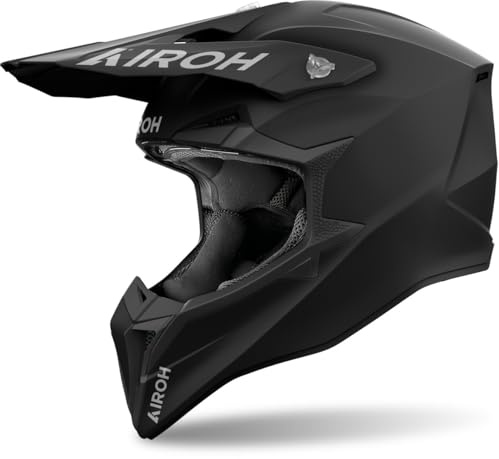 AIROH CASCO OFFROAD WRAAAP COLOR BLACK MATT M | Rimovibile