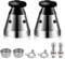 2 Pack Pressure Cooker Valve Replacemen, 80 KPA Universal Parts Pressure Cooker Weight Accessories with Exhaust Rod Anti-Blocking, Pressure Cooker Jigger Valve for Weight Pressure Control