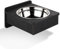 INEXTERIOR Catwalk – Katzenparcours Wand Einzelteile– Kletterwand für Katzen – Gemütliche Liegeflächen – Brücke – Höhle – Filz - Katzentreppe (Futterstation, Schwarz)