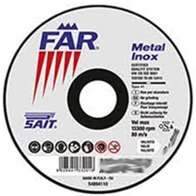 20 Stück Schleifscheiben SAIT FAR TM Schneiden Edelstahl Mole Sait Far TM 115 x 1,6