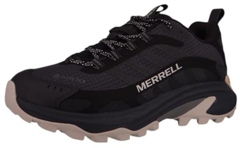 Merrell Men's Moab Speed 2 Gore-TEX® Walking Shoes (Black, UK Footwear Size System, Adult, Men, Numeric, Medium, 12)